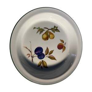 Royal Worcester Evesham Vale Serving Bowl England Shallow Thanksgiving Table